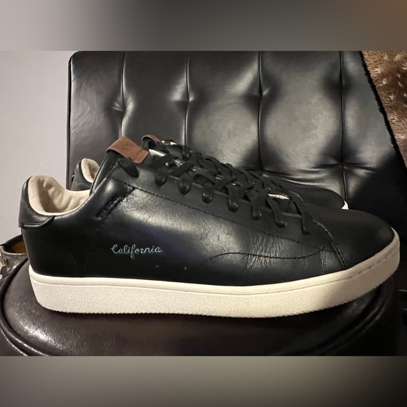 COACH authentic leather California themed sneakers size 11D - Picture 2 of 13